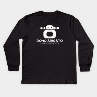 Domo Arigato Marco Roboto - 2 Kids Long Sleeve T-Shirt